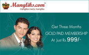 Join Manglik Matrimonial Website only at Rs.999